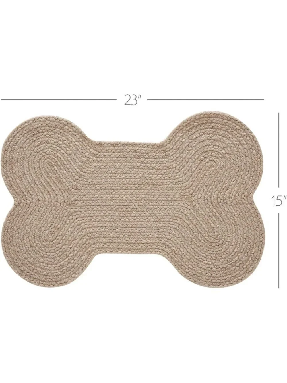 Indoor/Outdoor Pet Food Mat for Dogs & Cats - Non-Slip Kitchen Placemat Rug